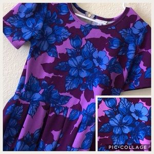 LLR Amelia Dress Small Purple Flowers✨